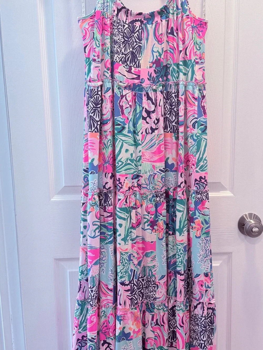 NWT Lilly Pulitzer Tiered Knit Maxi Dress - Picture 2 of 4